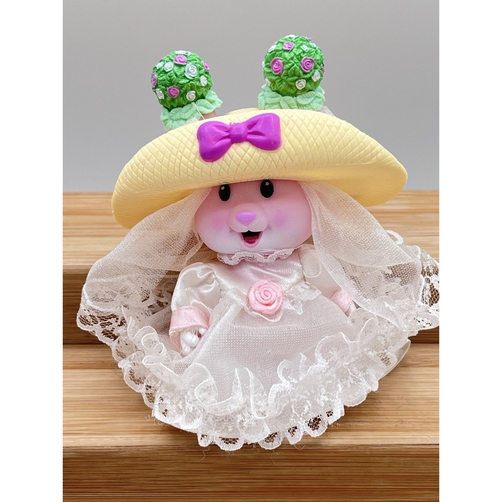 vintage Kidsview Tea Bunnies Sweetheart Rose Bride Poseable Figure Wedding Doll